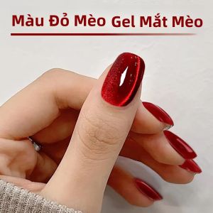 Sơn Móng Tay Gel Mắt Mèo WS Whitening Flash Ankara Red Pigeon Blood Red Glass Bead 10ml Màu Ruby Máu Bò Nổi Tiếng Trang Trí Móng Nghệ Thuật Mắt Mèo
