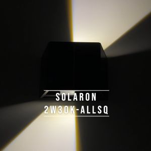 SL LIGHTING | SOLARON โคมไฟติดผนังภายนอก 3000K รุ่นเสริมความสมดุล - 2 วัตต์