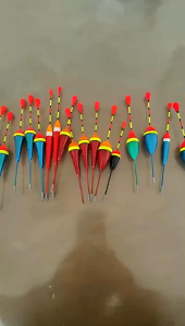Seawave 10 colour Fishing Accessories Fishing Floats Set Buoy Bobber Fishing Light Stick Floats