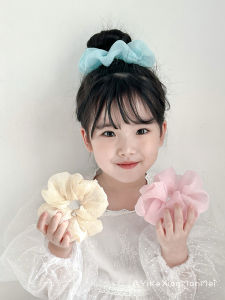 Cloud Mousse Pure Color Childrens Hair Ties Girls Ponytail Ropes Baby Hair Accessories Korean Style Kids Fashion Accessories