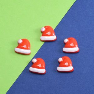Kids Christmas Resin Patch DIY Material Cream Rubber Housing Barrettes Jewelry Decoration Snowflake Handmade Epoxy Accessories