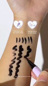 Azarine Intense Bold Starliner [0.55 ml] Eyeliner Hitam Waterproof Longlasting Smudgeproof Transferproof Anti Luntur Tahan Lama di Kelopak Berminyak