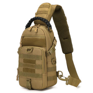 Tactical Fishing Chest Bag for Men Sports Shoulder Bags Molle Outdoor Camping Hiking Climbing Case Molle Hunting Fanny Pack