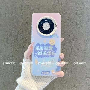 Good Luck Ins Style Phone Case for Huawei Mate40 pro New Model High End Small Audience Mate60 Internet Famous Mate50/30 pro Anti-Fall Protection Cover Women