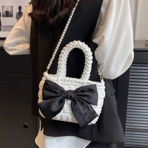 กระเป๋าถือลายเรขาคณิต Hand Fengmei พร้อมวัสดุผ้าปิดแสง ด้ามจับนุ่ม สไตล์ลําลอง ของขวัญที่เหมาะสําหรับเด็กผู้หญิง