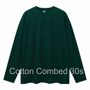 BAJU KAOS POLOS LENGAN PANJANG PRIA WANITA ATASAN PAKAIAN LONGSLEEV BAJU POLOS PANJANG COTTON COMBED