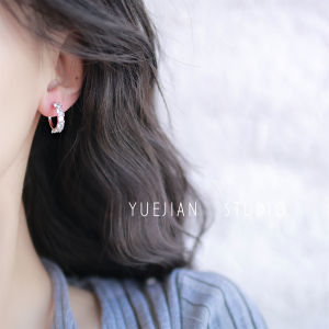 Elegant Silver Zirconia Ear Cuff Simple Geometric Design Korean Style Fashion Jewelry Womens Fresh out New Freshness