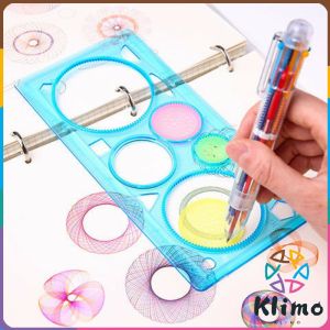 Klimo Klimo Childrens Toys Ten Thousand Flower Ruler Student Stationery Creative Small Fresh Ruler