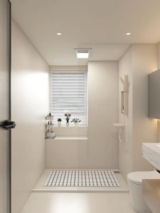 Matte Finish Micro Cement Tiles Cream Color Whole Body Soft Light Bathroom Kitchen Balcony Floor And Wall Bricks Japanese Style