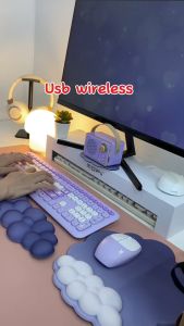 FANTASY T MALL MOFII 666Pro wireless keyboard adorable rabbit design silent keyboard comfortable keyboard new arrival office keyboard fashion keyboard passion for creativity and connection ultimate keyboard