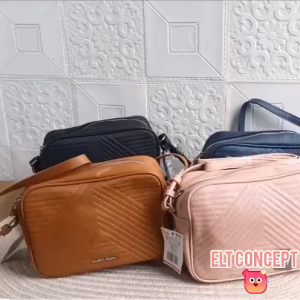 MANGO TOUCH Stripe Quilted Cross Body Sling Bag with Tassel (Black Nude Blue Camel Criss Cross)