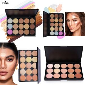 พาเลทท์คอนทัวร์ 15 สี POPFEEL - ชุดไฮไลท์ คอนทัวร์ และปกปิดผิวอเนกประสงค์เพื่อผิวสวยไร้ที่ติ - มีให้เลือก 2 สี