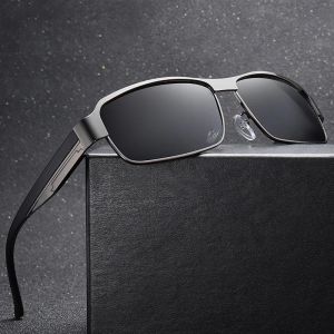 Classic Metal Frame Men Sunglasses Luxury Brand Designer Sun Glasses For Man Driving Fishing Vintage Eyewear