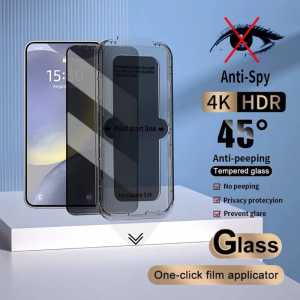 superfit tempered glass Samsung a55 5G anti spy easy install tidak support finger print anti ngintip