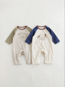 Marc&Janie | Cotton A-grade Baby Onesie with Bear Doodles