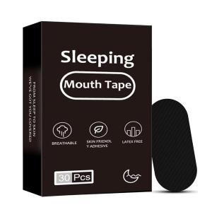 30/60Pcs Anti Snoring Mouth Tape Better Sleeping Mouth Breath Strips Medical Grade Nose Breathing Stickers for Home Travel