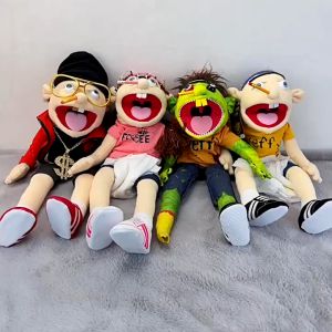 58cm/60cm Jeffy Puppet Cartoon Hand Puppet Plush Toy Soft Stuffed Puppet Doll Kids Gift