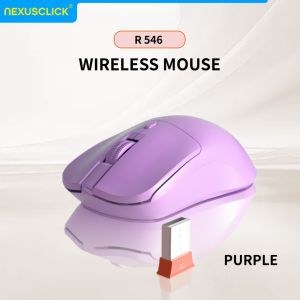 NexusClick 55g Lightweight Silent Mouse 2.4G Wireless 3‑DPI Power Saving Mouse Plug & Play for Home Office student Travel Work