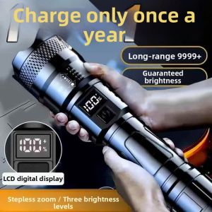 BAIXITANG | Super Bright Long Distance Portable Long Lasting Flashlight