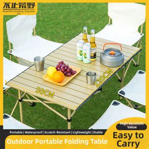 BUZHIHUANGYE | Portable Aluminum Outdoor Folding Table Set