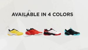 Hi-Qua Sepatu Badminton Bulutangkis Grand Prix 2 - Breathable Anti Slip