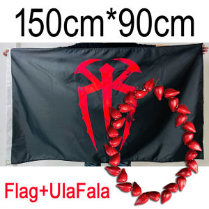 Main Event Jey Uso Bleu Mens Samoa Ula Fala Roman Reigns Red UlaFala Necklace Accessory Traditional Samoan Ceremonial Red