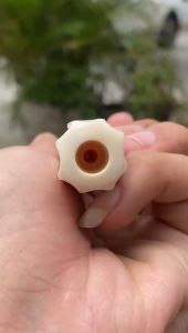 Pipa Gading Asli Lokal Blimbing 12cm Bahan Super Asli