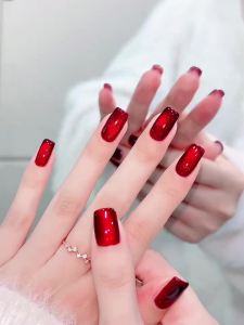 MISS SHAKA | WS 10ML 6 Colors Shine Red Winter Christmas Cat Magnetic Gel Nail Polish Sparkling Glitter Semi Permanent Soak Off UV Gel