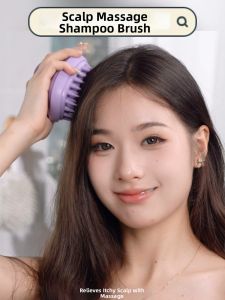 Massaging Dandruff-removal Scalp Cleansing Brush New Double-headed