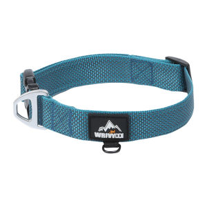 Hamshmoc ไนลอน D-Ring สะท้อนแสงปรับขยายได้ปลอกคอสุนัขทนทานสำหรับขนาดกลาง/สายพันธุ์ใหญ่