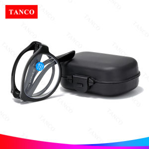 TANCO 5015 Fashion Foldable Reading Glasses for Men and Women Anti Blue Light Farsighted Eyeglasses Prevent Eye Fatigue UV400 +1.0 +1.5 +2.0 +2.5 +3.0 +3.5 +4.0