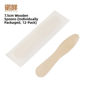 NUOXIAN | Eco-friendly Disposible Ice Cream Wooden Spoon