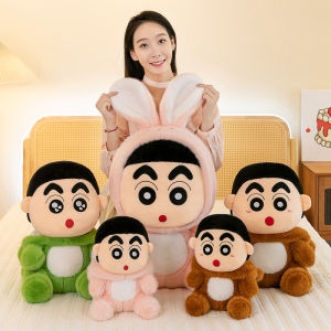 Cross Dressing Crayon Shin Chan Doll Pillow Cute Shin Chan Large Doll Plush Toy Childrens Birthday Gift
