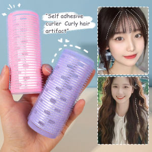 Lazy bangs uốn ống cho phụ nữ để làm bangs Xoăn kiểu tóc tự dính tóc xù lọn tóc mà không làm tổn thương tóc