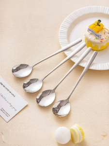 MODERN SWEETHOME | Food-Grade Stainless Steel Long Handle Personal Use Spoon