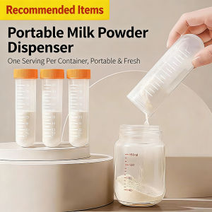 (4pcs/set) Portable Milk Powder Dispenser Storage Bottle refillable Power Bottle for Traveling