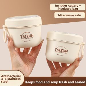 XIAOCHUSHU | Hộp Cơm Đơn Người Tiện Lợi Cách Nhiệt Mini