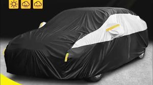 SOARFLY Car Cover Waterproof PVC Cotton 3 Layer Protection Prevent Scratches for VIOS CITY G4 ACCEN