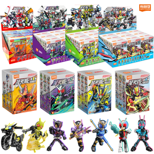 BLOKEES Kamen Rider Building Blocks Kabuto Geats Kaixa Delta Masked Rider Action Figure Assembled Toys