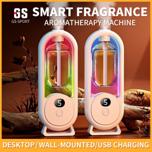 Digital display Rechargeable Aromatherapy machine air freshener scent aroma Essential oil diffuser