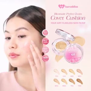 FEMME || [NEW LAUNCH] BARENBLISS BNB Bloomatte Perfect Zoom Cover Cushion SPF 50 PA+++ | Cusion Pink | 16H Flawless Matte