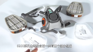 6200 Chemical Respirator Protective Mask Industrial Paint Spray Anti Organic Vapor Dust