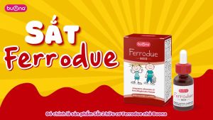 Buona Ferrodue sắt hữu cơ nhỏ giọt cho bé vị dâu dễ hấp thu | Nhập khẩu chính hãng từ Ý