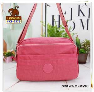 #Lingkub2376 ขนาด9.5นิ้ว#กระเป๋าสะพายข้าง#กระเป๋าผู้หญิง#กระเป๋าผู้ชาย มี5ช่องใส่ของ