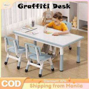 Height-Adjustable Kids Study Desk & Chair Set Ergonomic Design Grows Child for Home & Kindergarten