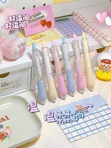 0.5mm Gel Pen Neutral Flower Style Pen Creative Black Pen School Student Office Stationery Supplies