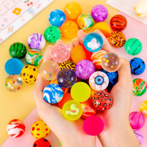 10pcs Mini Bouncy Ball Birthday Party Favors Gifts for Guests Rubber Bouncing Ball Pinata Goody Bag Fillers Prizes Carnival Gift