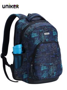 กระเป๋าเป้สะพายหลัง UNIKER สำหรับนักเรียนชั้นประถมศึกษาปีที่ 3-6-9 ความจุขนาดใหญ่ 25 ลิตร น้ำหนักเบา หลายสี กระเป๋าเป้สะพายหลังแบบสะพายไหล่สองข้าง