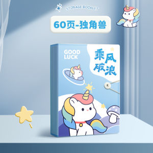 Cartoon A4 File Folder Transparent Page Dividers Exam Check Music Sheet Storage Organizer Bag Certificate Collection Document Bag