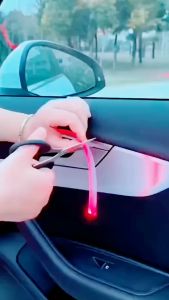 COD ZUJIS Lampu Hias Neon Flex Car Interior LED Strip EL Light USB 12V - Z1400 / Lampu Interior mobil Panjang 5 Meter RGB dengan colokan sambungan USB modifikasi dashboard roof dan interior mobil hemat energi / Lampu Alis Flexibel LED Alis Selang